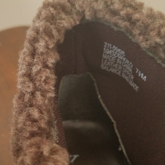 -White Mt.- brown suede booties, 7.5 - Picture 5 of 6